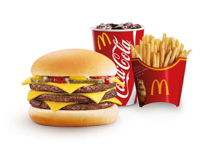 Triple Cheeseburger Combo | McDonald's New Zealand