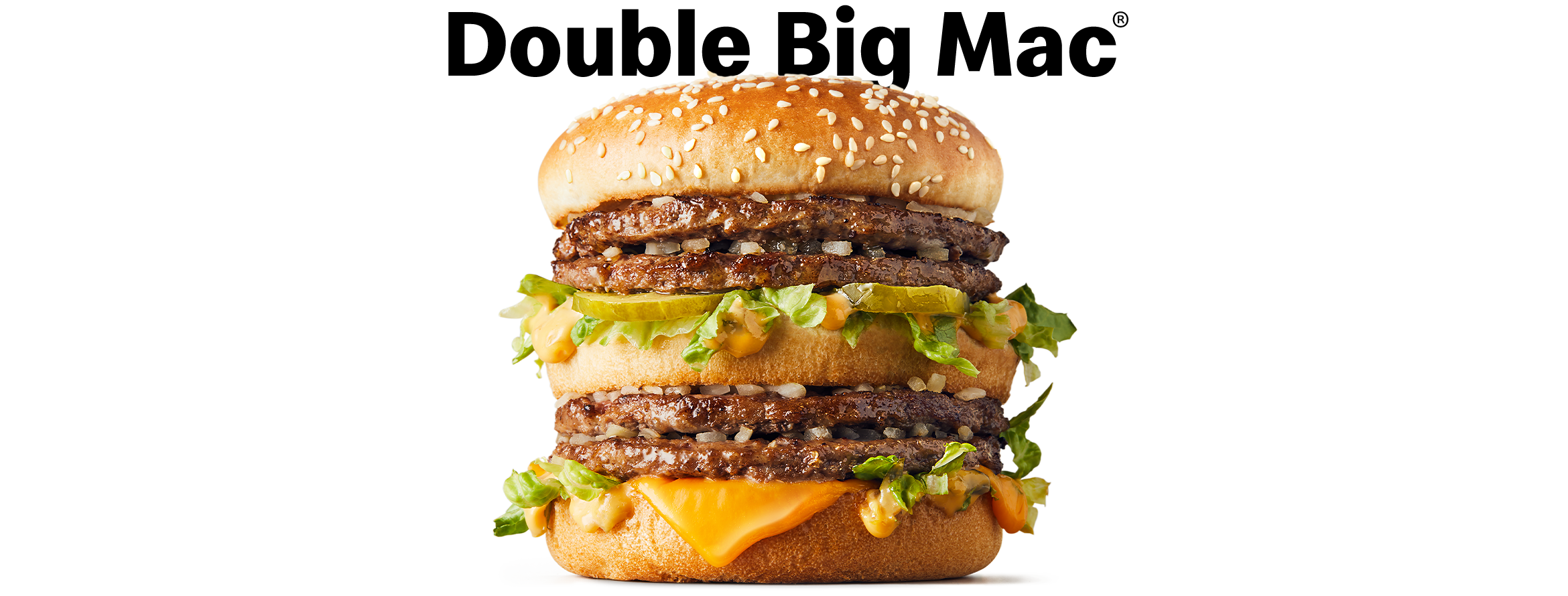 Double Big Mac® McDonald's New Zealand