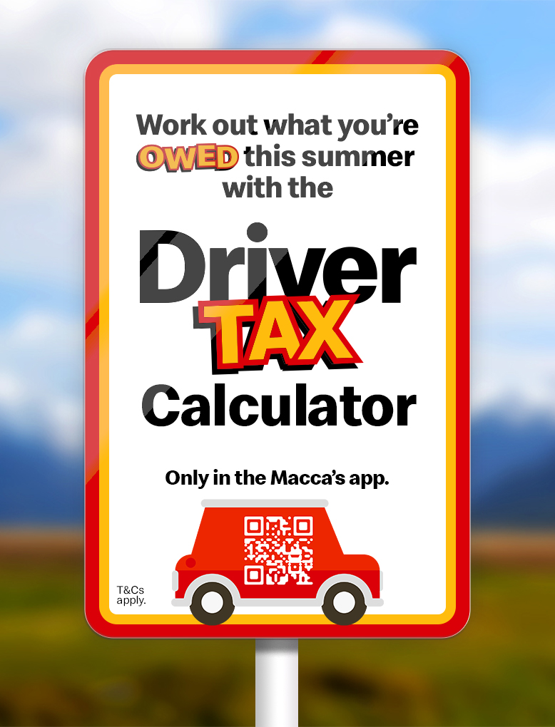 Driver Tax Calculator McDonald's New Zealand