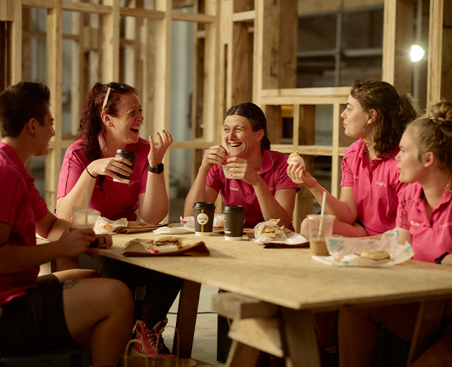 Pink Sparkies work mates 