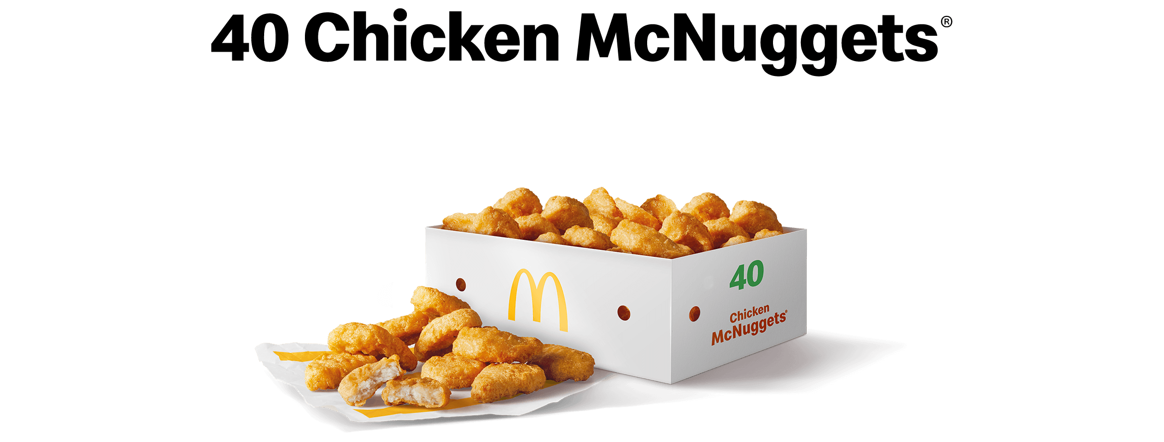 40 Chicken McNuggets® | McDonald's New Zealand